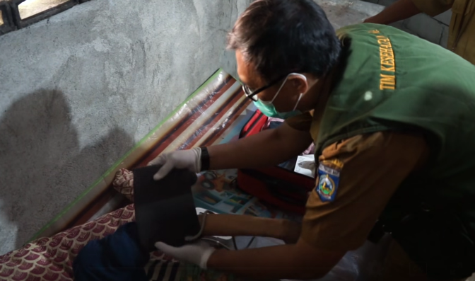 Home visit yang dilaksanakan hari ini di Kecamatan Mandalika